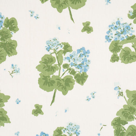 Schumacher Geranium Sky Fabric