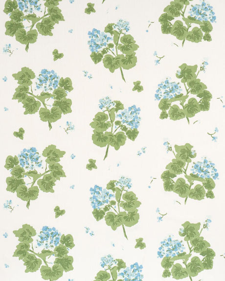 Schumacher Geranium Sky Fabric