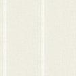 York Linette Cream Fabric Stripe Wallpaper