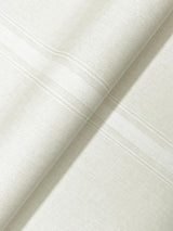 York Linette Cream Fabric Stripe Wallpaper