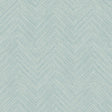 York Caladesi Aqua Linen Chevron Wallpaper