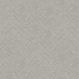 York Caladesi Dark Grey Linen Chevron Wallpaper