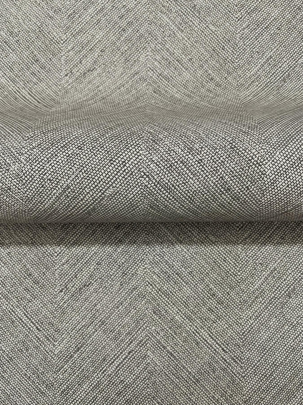 York Caladesi Dark Grey Linen Chevron Wallpaper