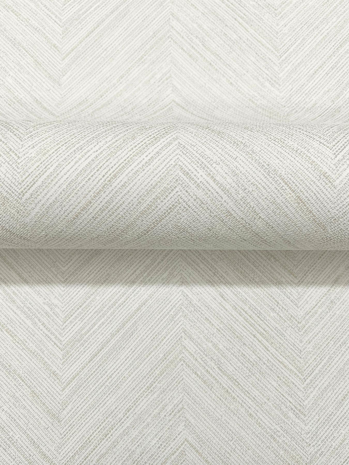 York Caladesi Light Grey Linen Chevron Wallpaper