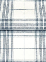 York Cabin Check Blue Plaid Wallpaper