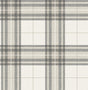 York Cabin Check Charcoal Plaid Wallpaper