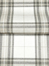 York Cabin Check Charcoal Plaid Wallpaper
