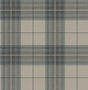 York Cabin Check Teal Plaid Wallpaper