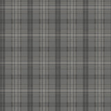 York Austin Charcoal Plaid Wallpaper