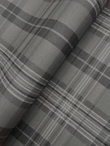 York Austin Charcoal Plaid Wallpaper