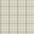 York Austin Beige Plaid Wallpaper