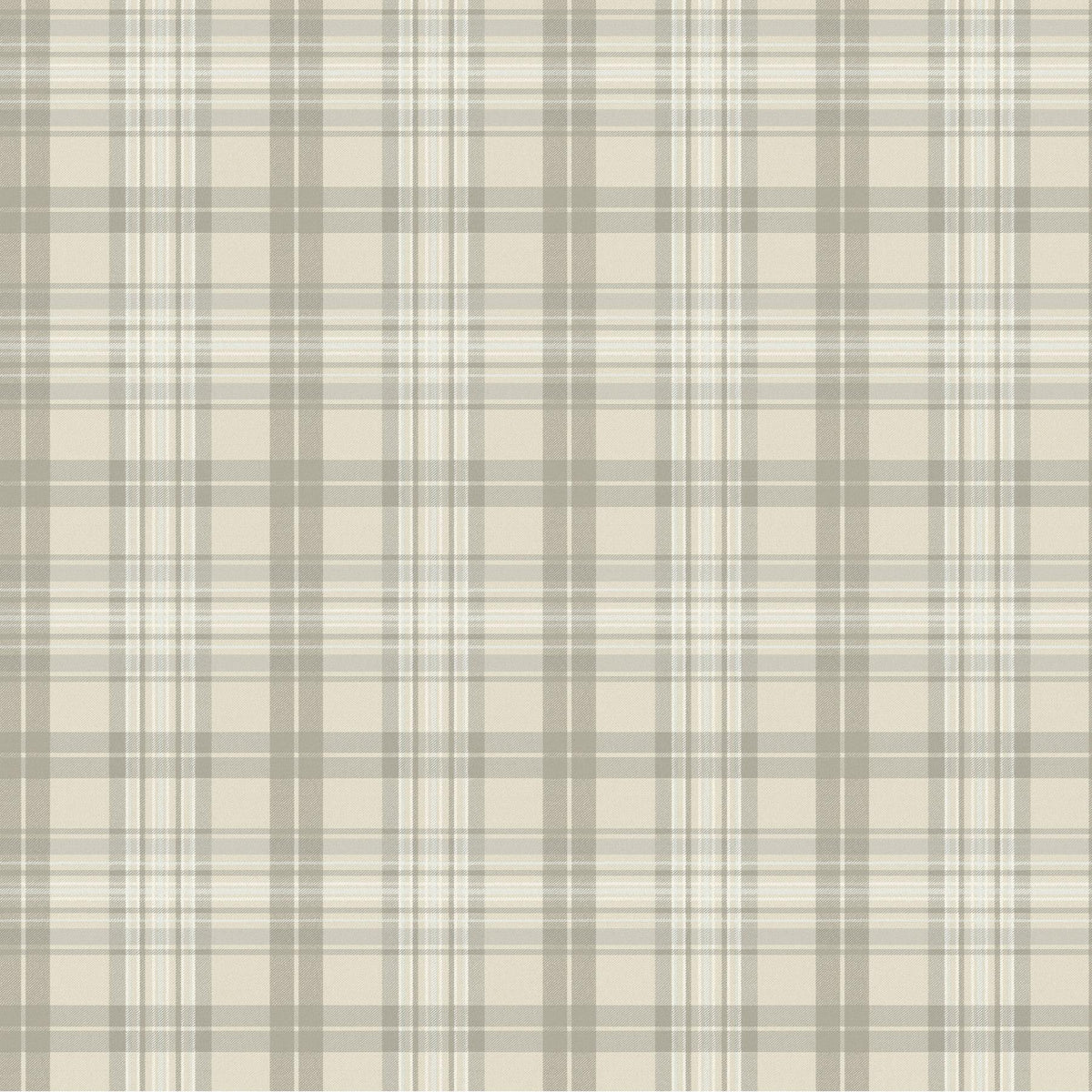 York Austin Beige Plaid Wallpaper