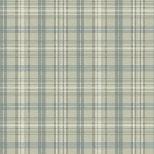 York Austin Sage Plaid Wallpaper