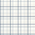 York Burgess Blue Plaid Wallpaper