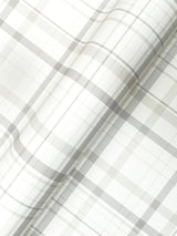 York Burgess Light Grey Plaid Wallpaper