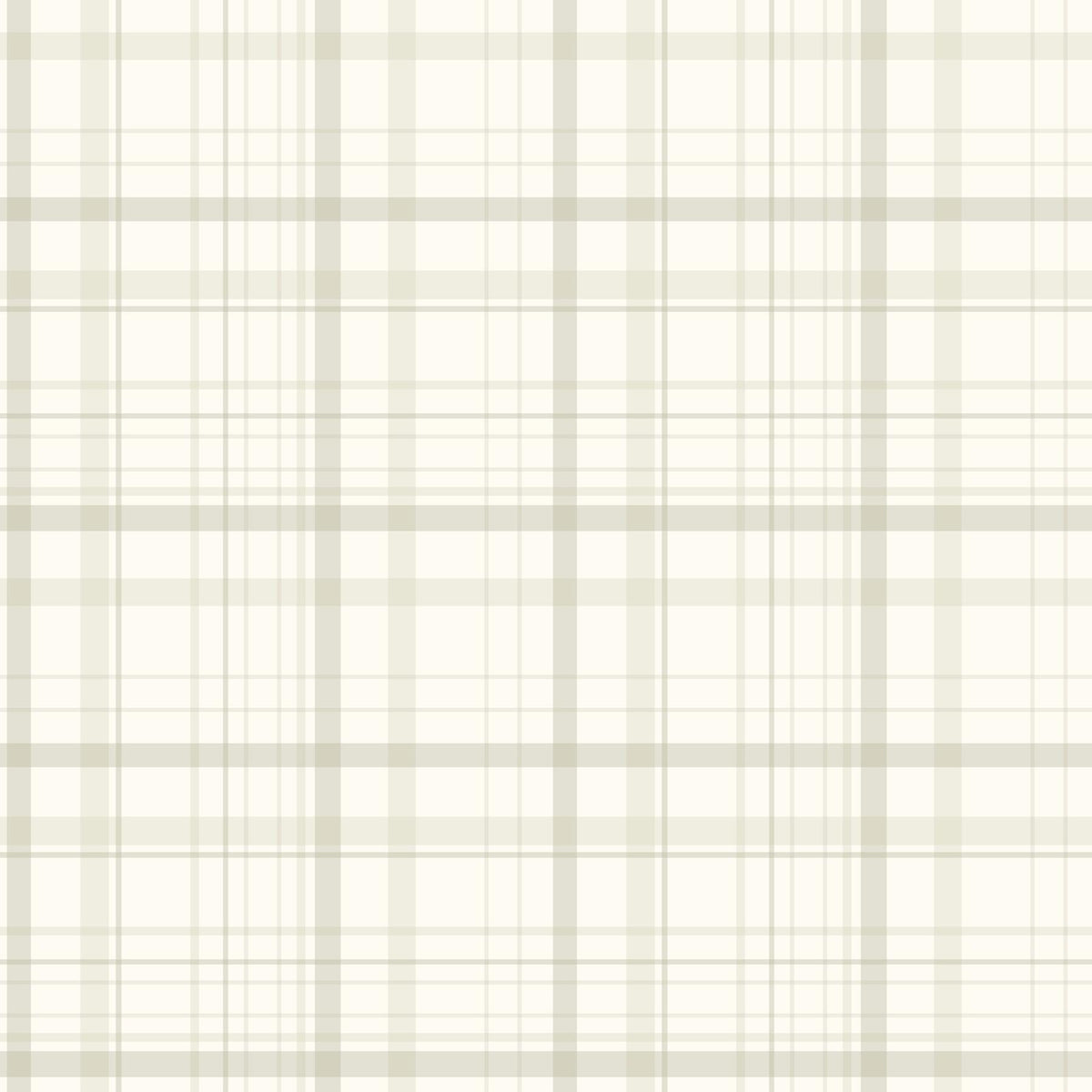 York Burgess Light Green Plaid Wallpaper