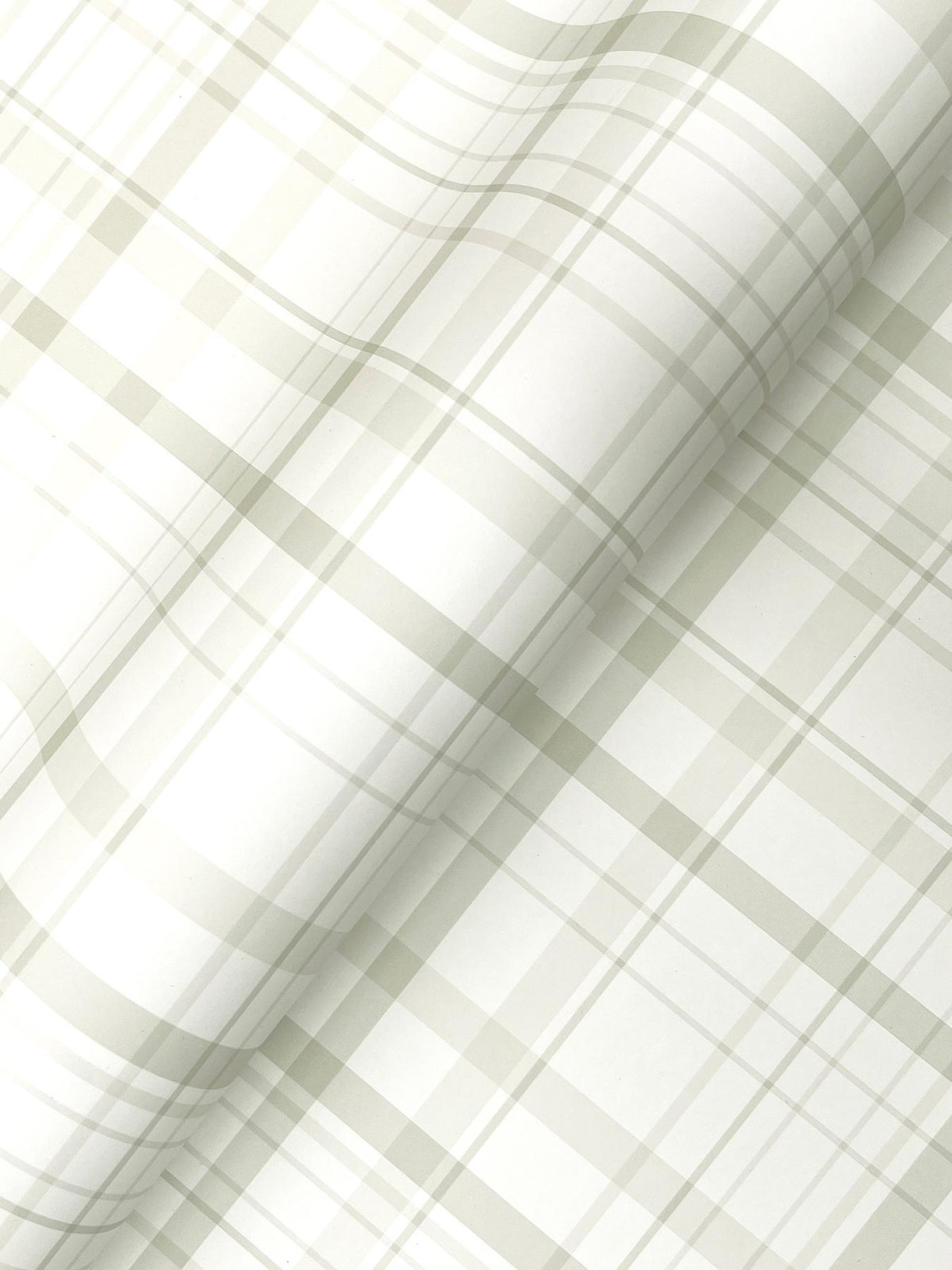 York Burgess Light Green Plaid Wallpaper