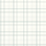 York Burgess Light Blue Plaid Wallpaper
