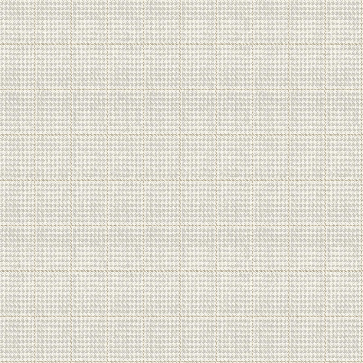 York Prescott Grey Glen Check Wallpaper
