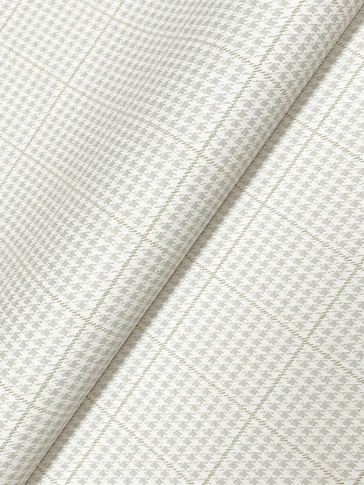 York Prescott Grey Glen Check Wallpaper
