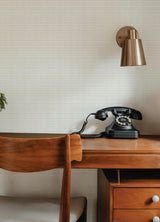 York Prescott Grey Glen Check Wallpaper