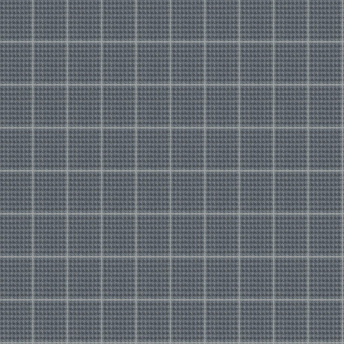 York Prescott Navy Glen Check Wallpaper