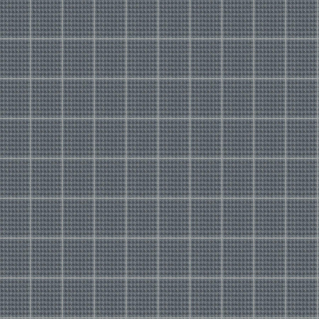 York Prescott Navy Glen Check Wallpaper