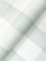 York Thorpe Aqua Plaid Wallpaper