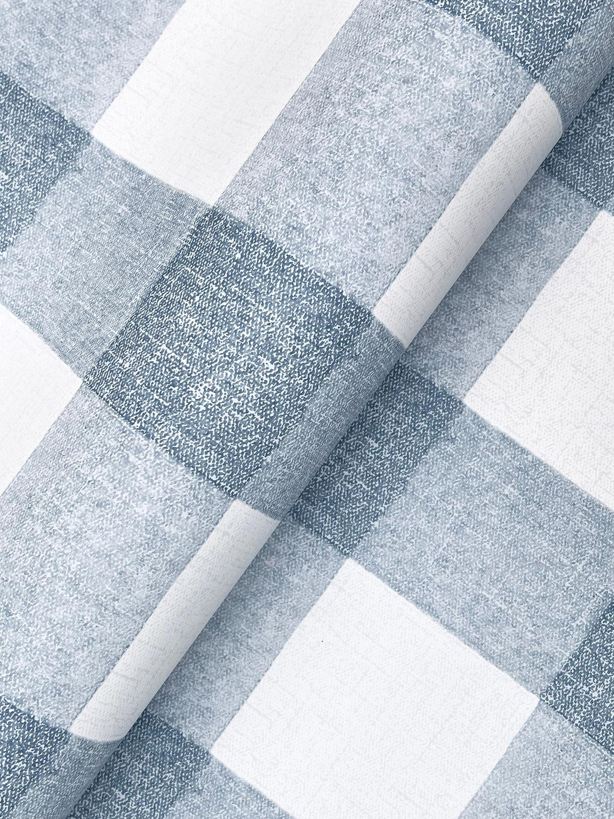 York Thorpe Blue Plaid Wallpaper