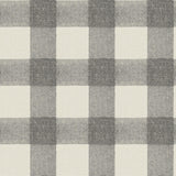 York Thorpe Charcoal Plaid Wallpaper