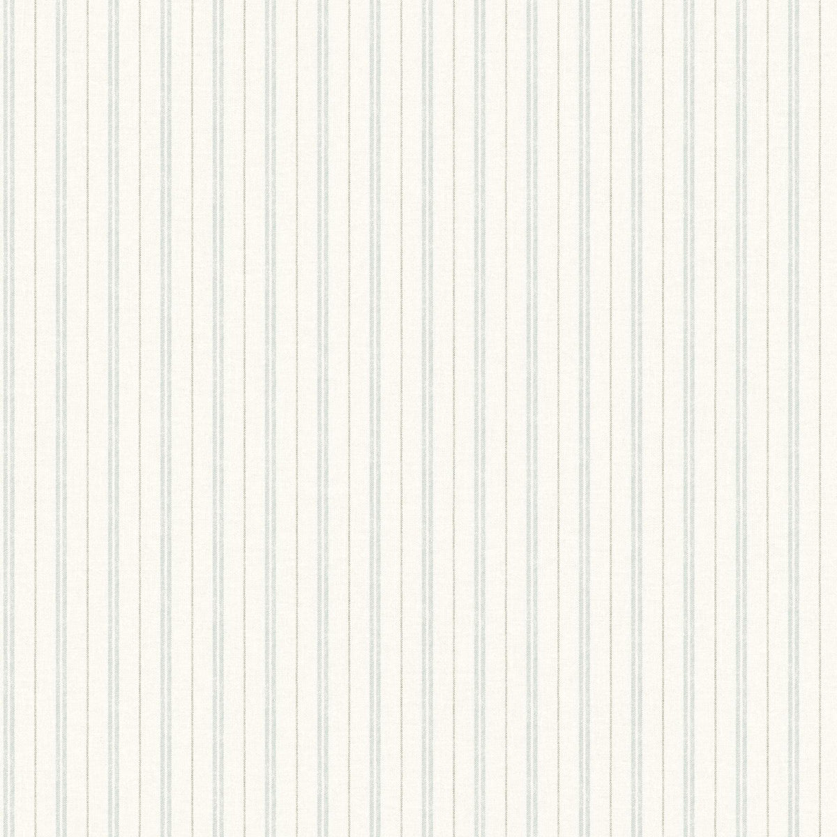 York Harville Aqua Double Stripe Wallpaper