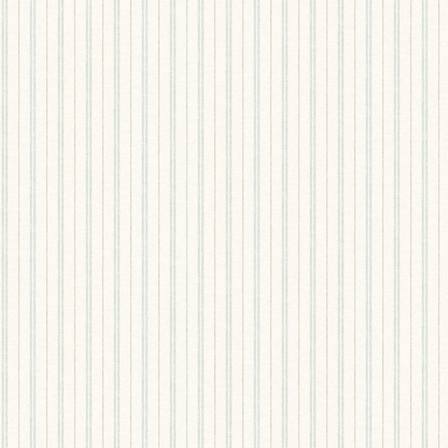 York Harville Aqua Double Stripe Wallpaper