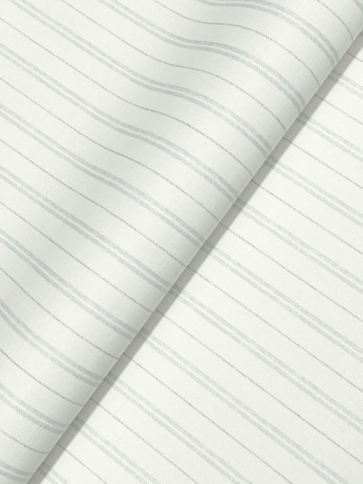 York Harville Aqua Double Stripe Wallpaper