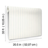 York Harville Aqua Double Stripe Wallpaper