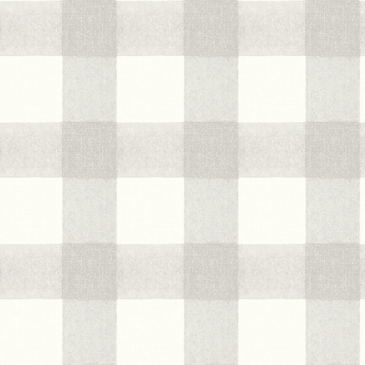 York Thorpe Light Grey Plaid Wallpaper