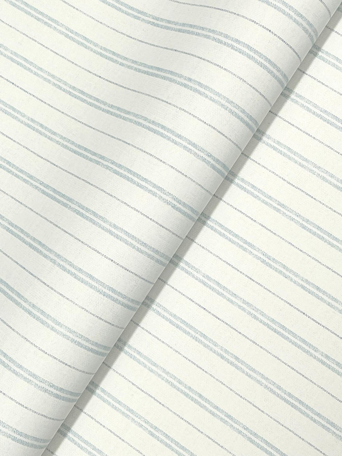 York Harville Light Blue Double Stripe Wallpaper