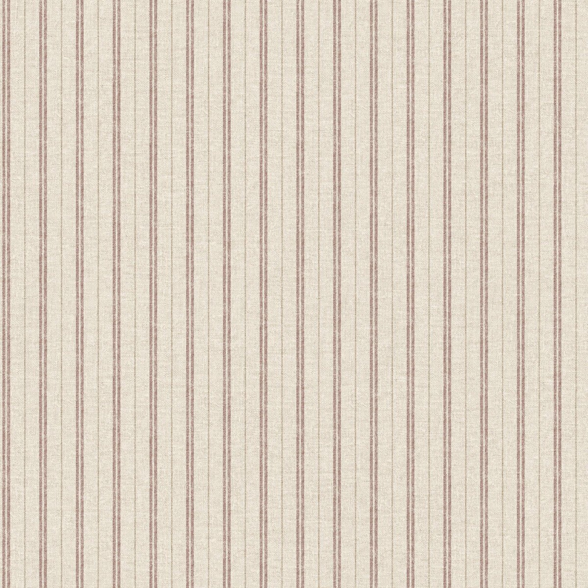 York Harville Maroon Double Stripe Wallpaper