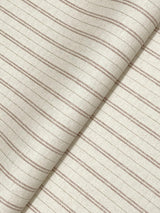 York Harville Maroon Double Stripe Wallpaper