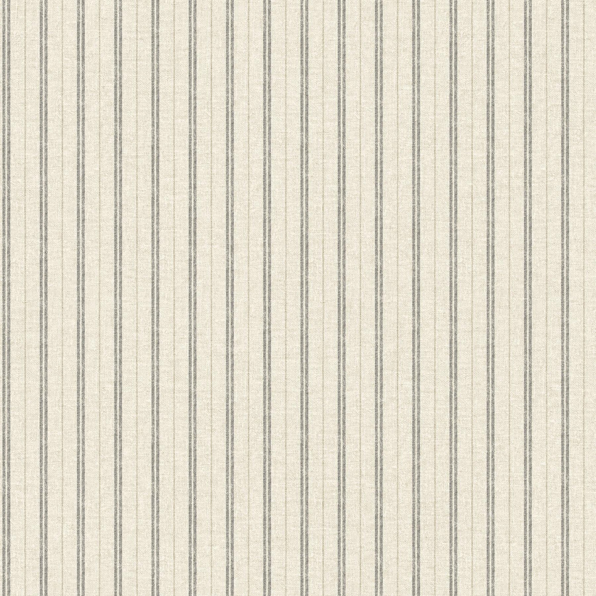 York Harville Black Double Stripe Wallpaper