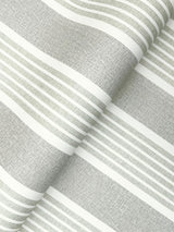 York Bingley Green Embellished Stripe Wallpaper