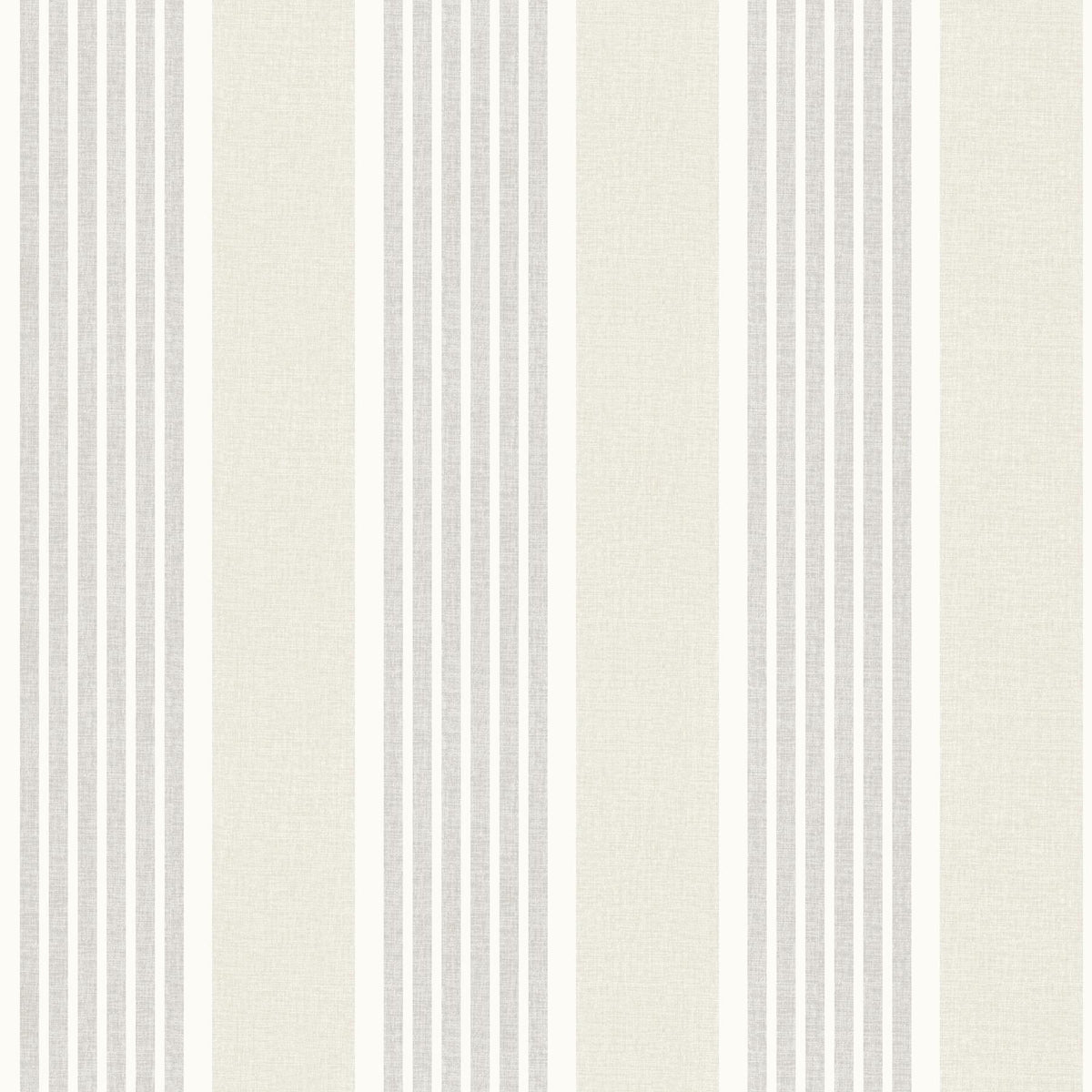 York Bingley Light Grey Embellished Stripe Wallpaper