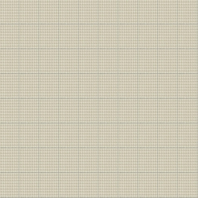 York Prescott Taupe Glen Check Wallpaper