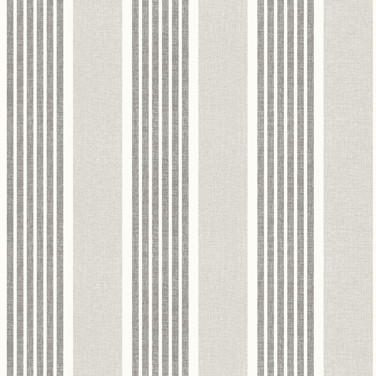 York Bingley Charcoal Embellished Stripe Wallpaper