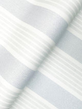 York Bingley Light Blue Embellished Stripe Wallpaper