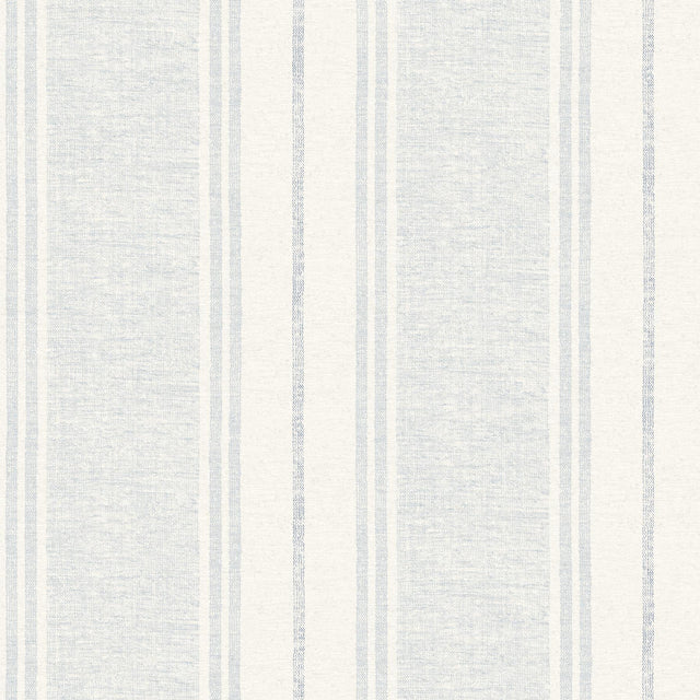 York Maddox Sky Blue Flannel Stripe Wallpaper