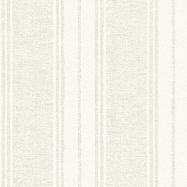 York Maddox Light Grey Flannel Stripe Wallpaper