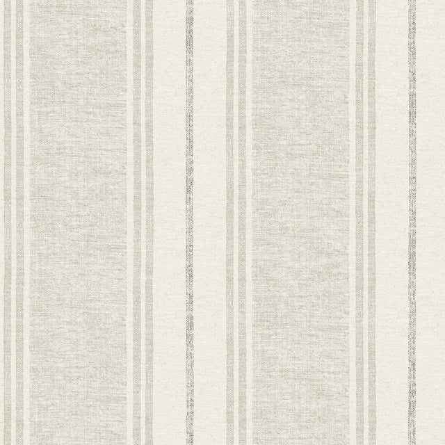 York Maddox Grey Flannel Stripe Wallpaper