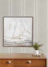 York Maddox Grey Flannel Stripe Wallpaper