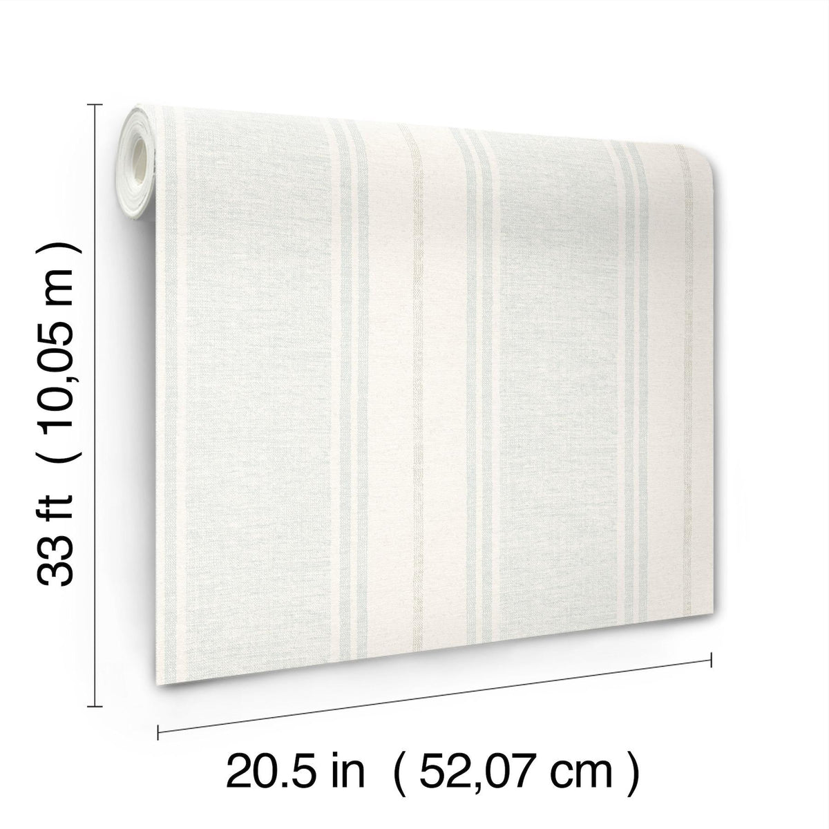 York Maddox Light Blue Flannel Stripe Wallpaper