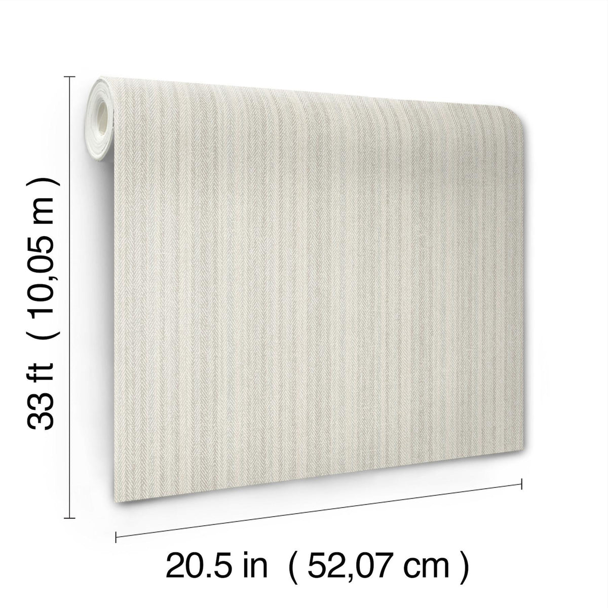 York Stokes Grey Chevron Stripe Wallpaper